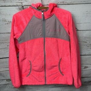 EUC Free Country Neon Coral Pink Fleece XL